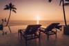 Enjoy the sunset and the whales (during whale season)