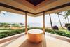 View from Master bedroom with oversized bed
