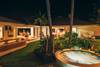Hot tub area