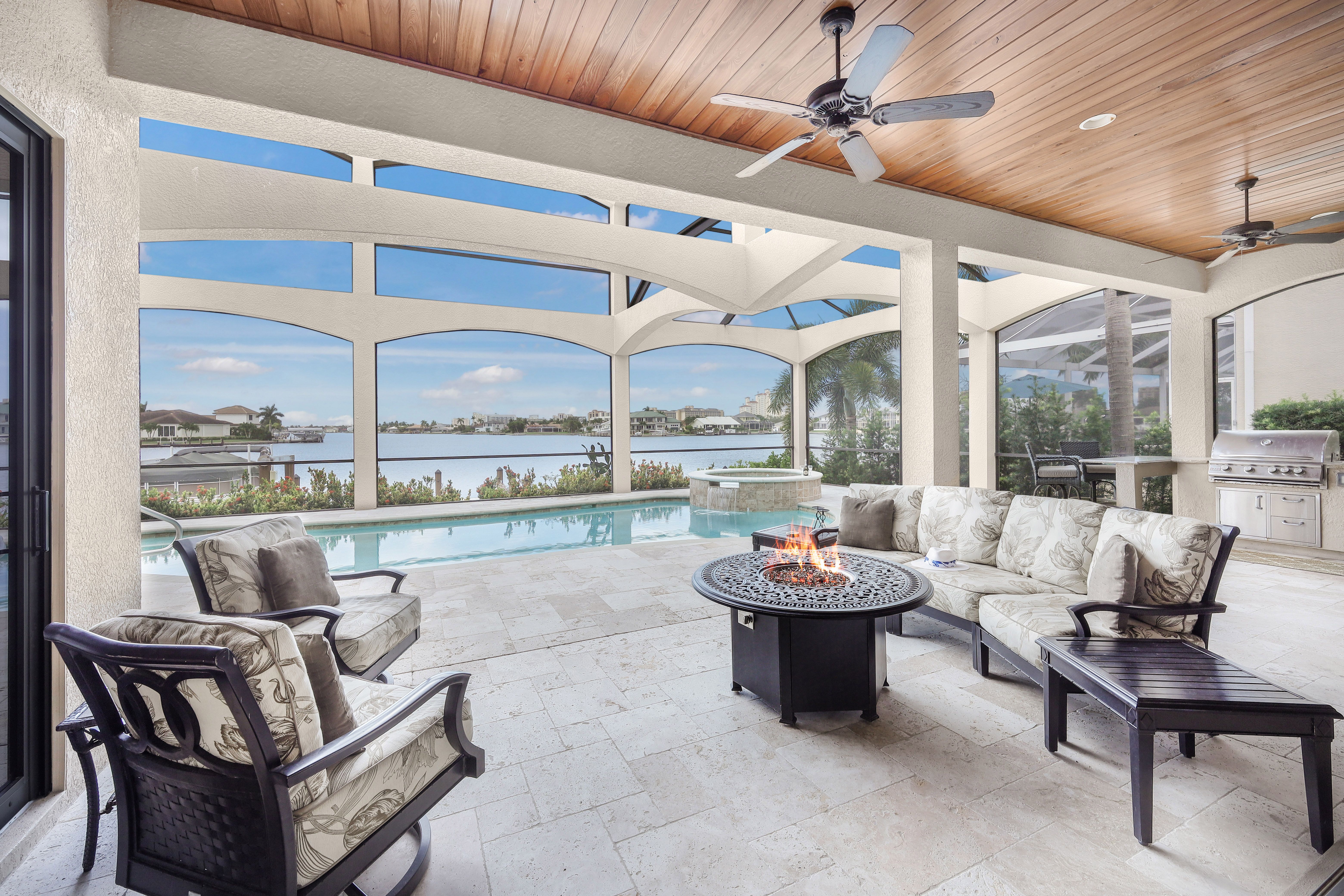 Outdoor Seating with Fire Pit