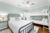 2nd Floor Guest Bedroom with Queen Bed & Twin Bunk