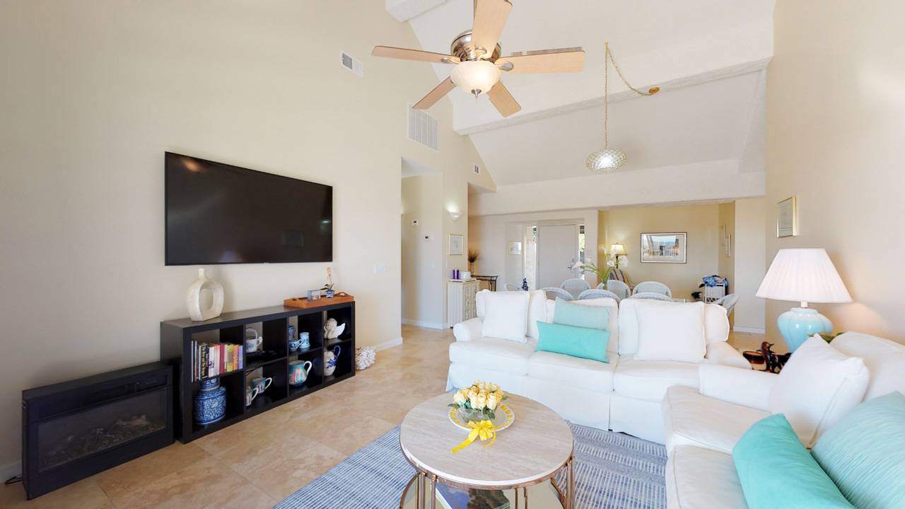 Living Room with HDTV