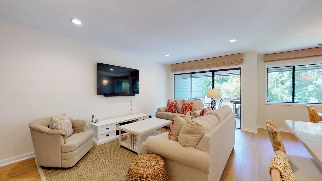 Living Room with HDTV