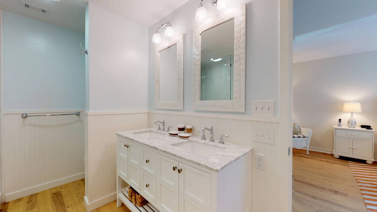 Primary Bathroom with Double Sink Bathroom 