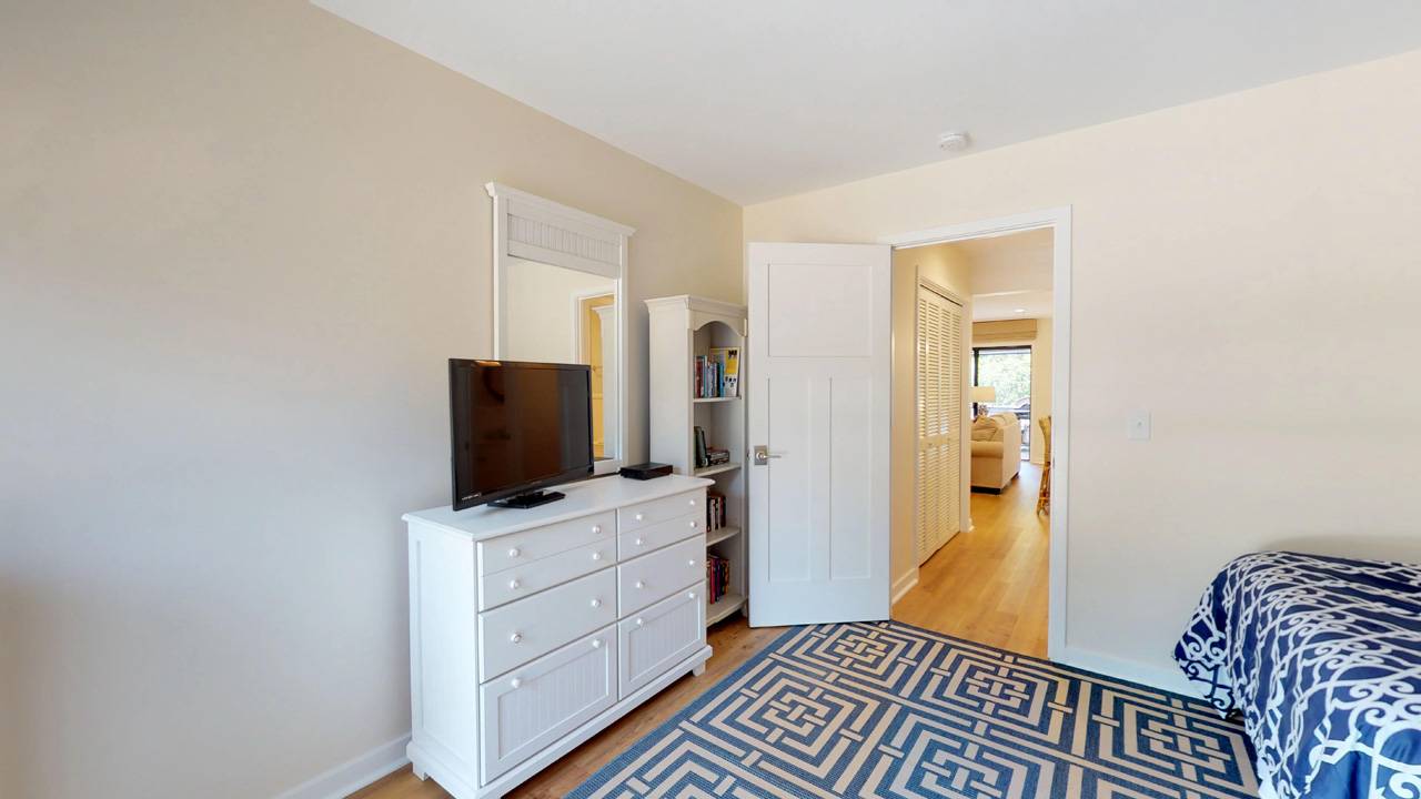 Guest Bedroom with Flat Screen TV