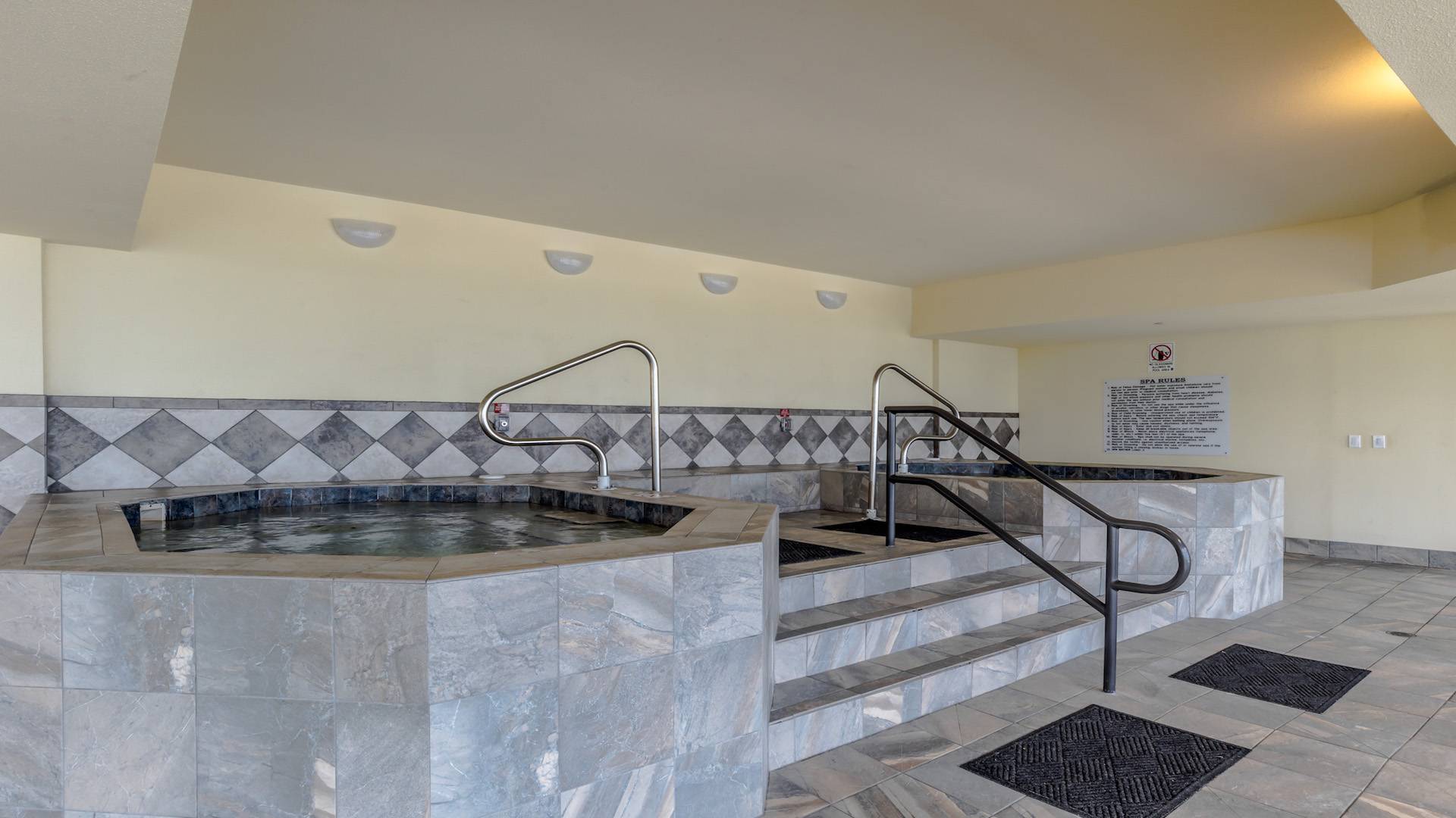 Phoenix West II Hot tubs off the Fitness room