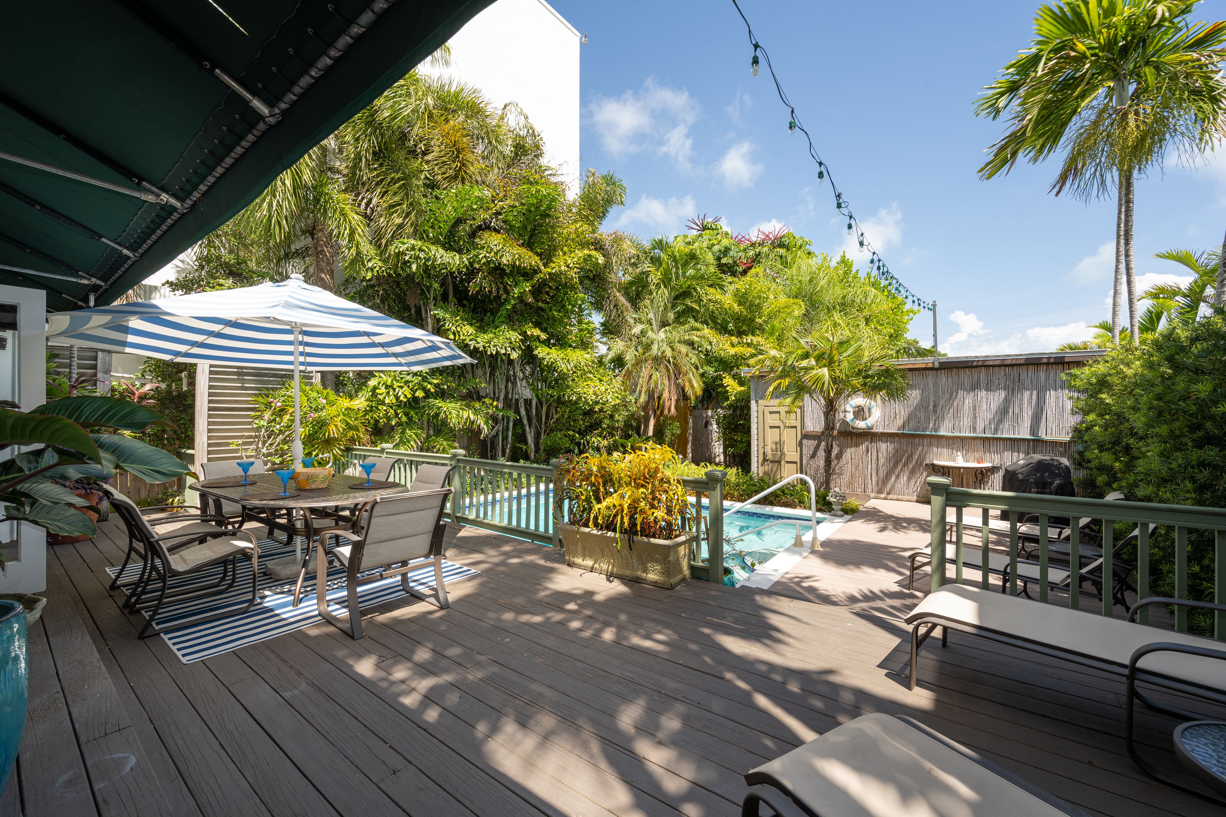 Pool, Table, Lounge Chairs, everything you need for a day by the