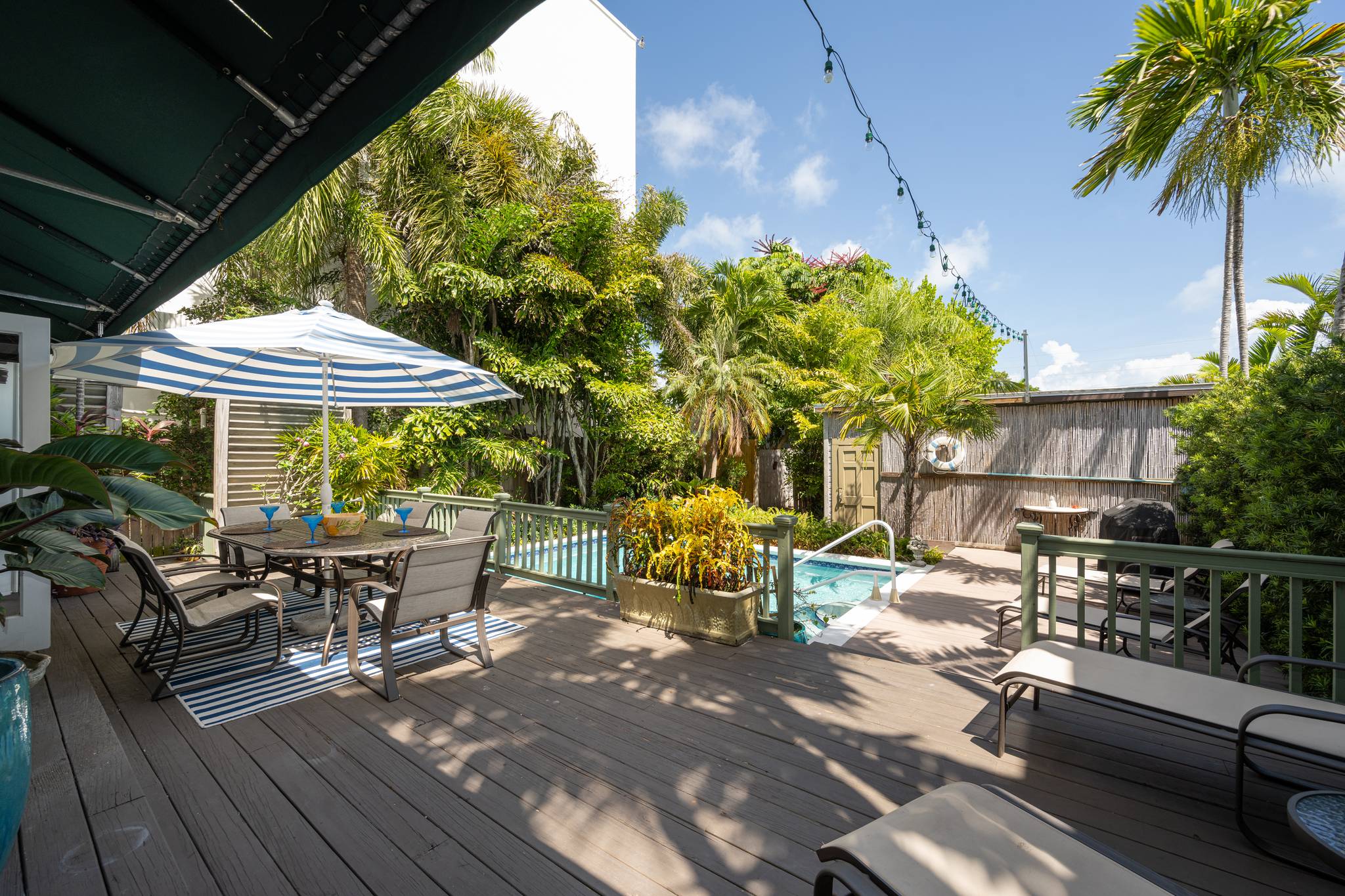 Pool, Table, Lounge Chairs, everything you need for a day by the