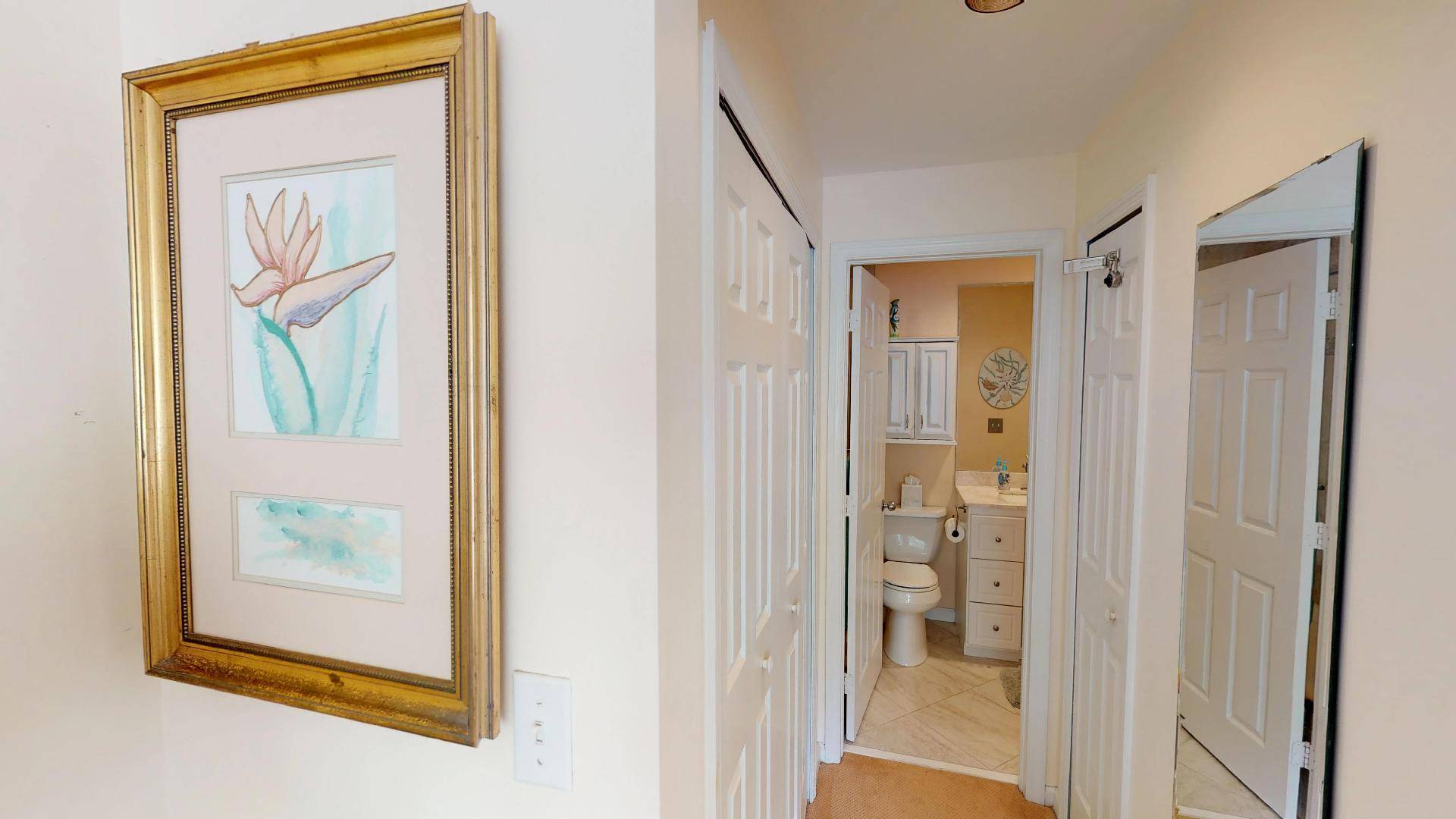 Second Floor Bath/Hallway from bedroom