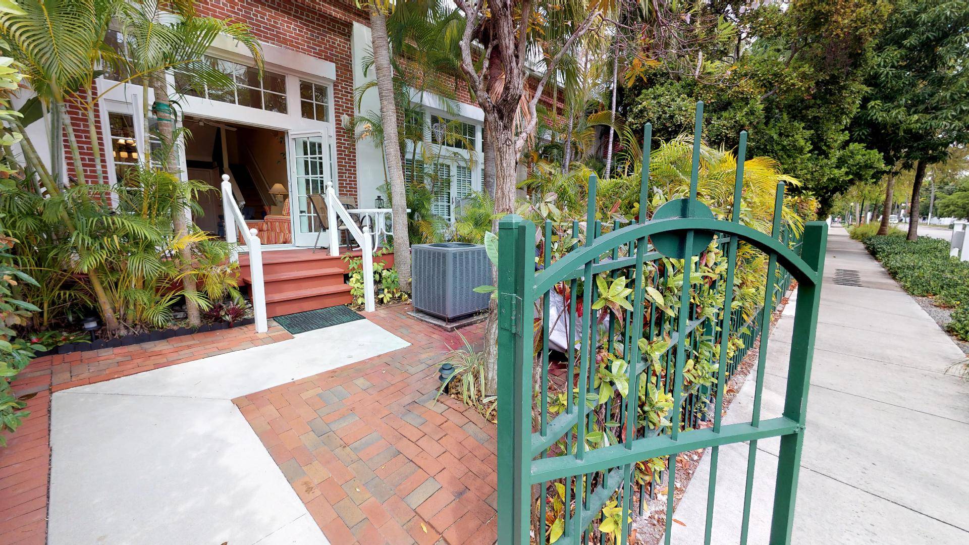 Front entrance and patio