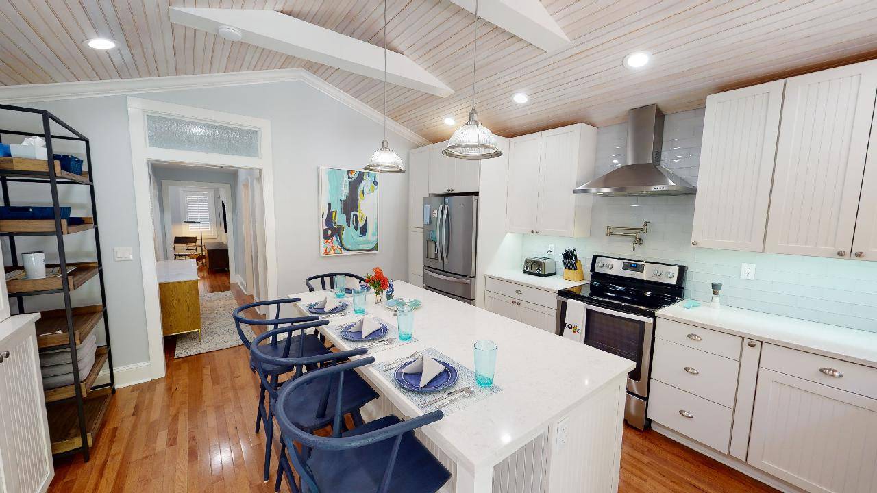 Large Refrigerator/Dining Island