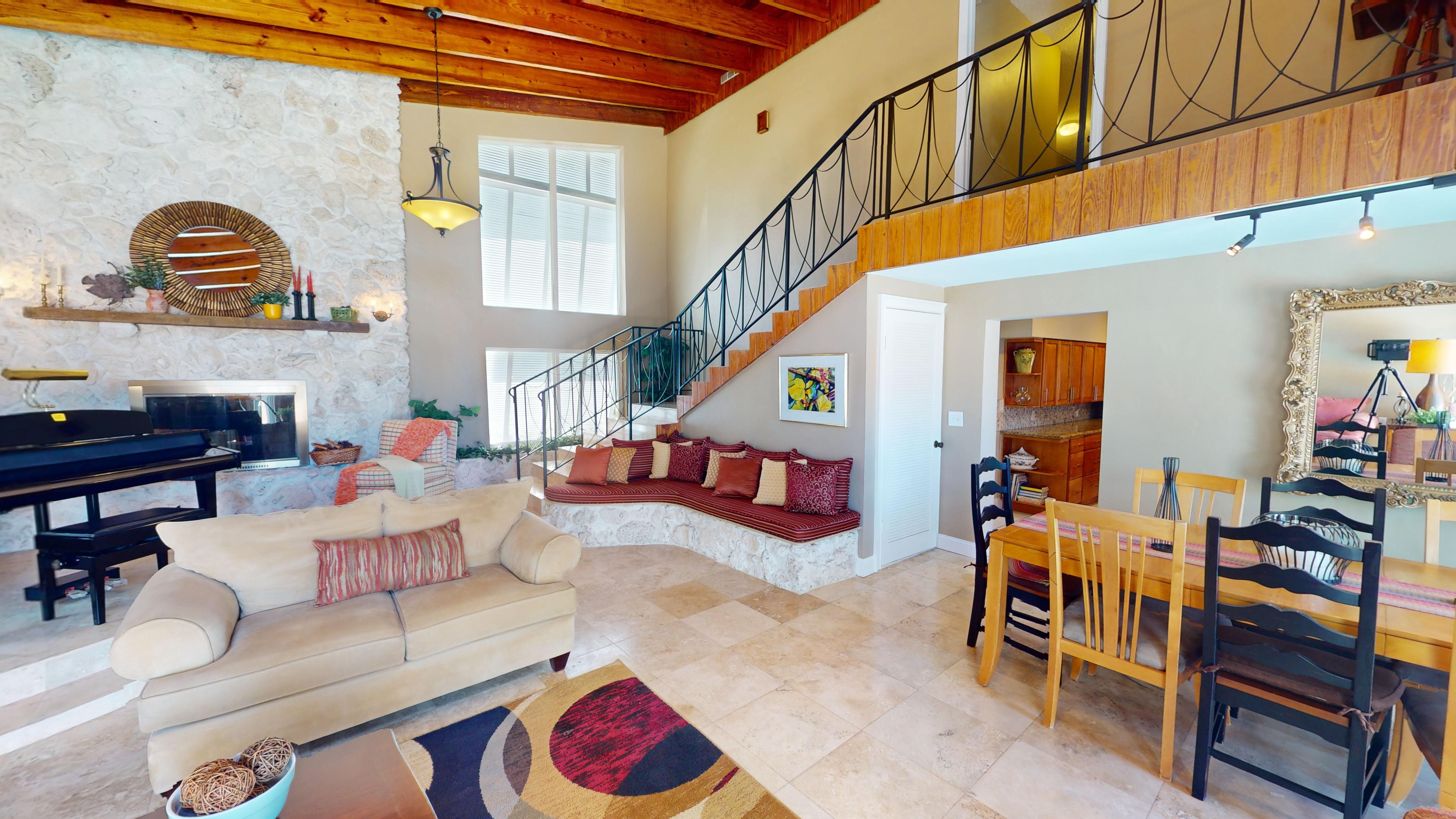 Open Living Room with Reading Nook