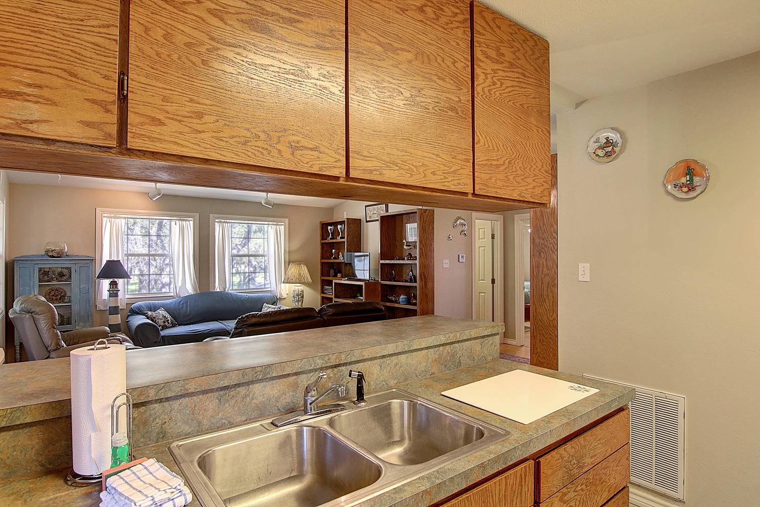 Kitchen and Living Area