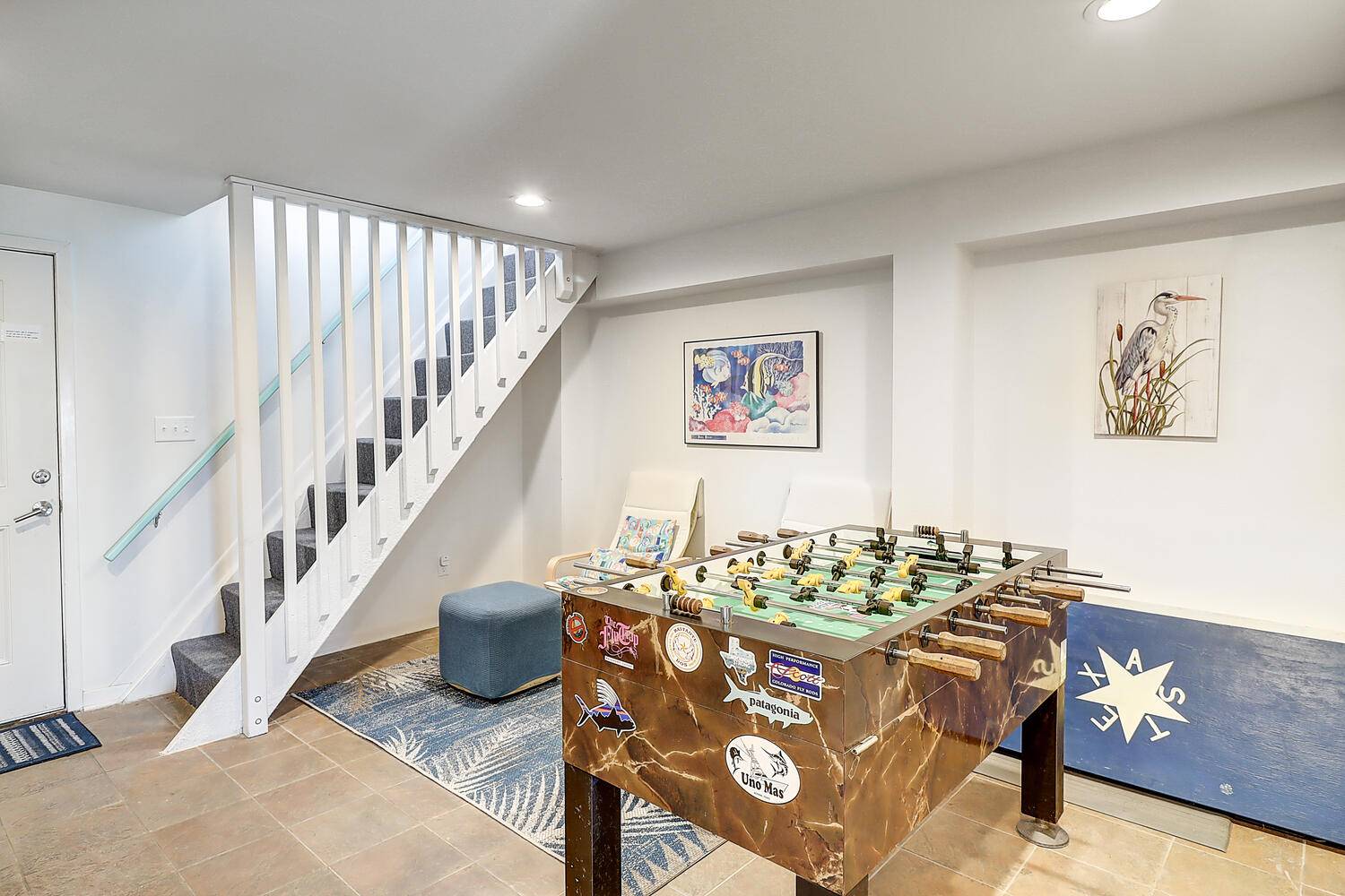 Bonus Living Area and Foosball Table
