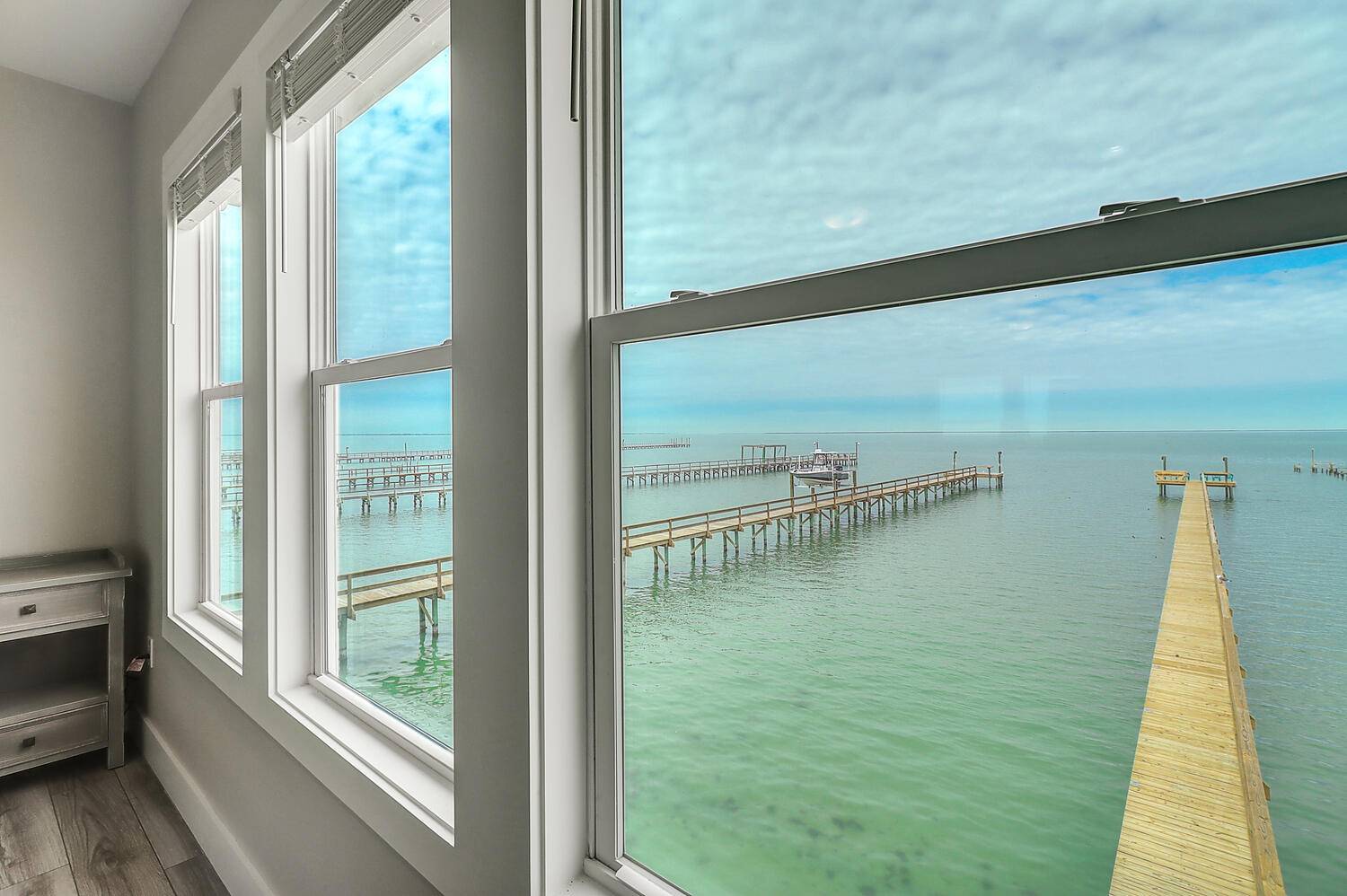 View of Private Pier from Primary Bedroom