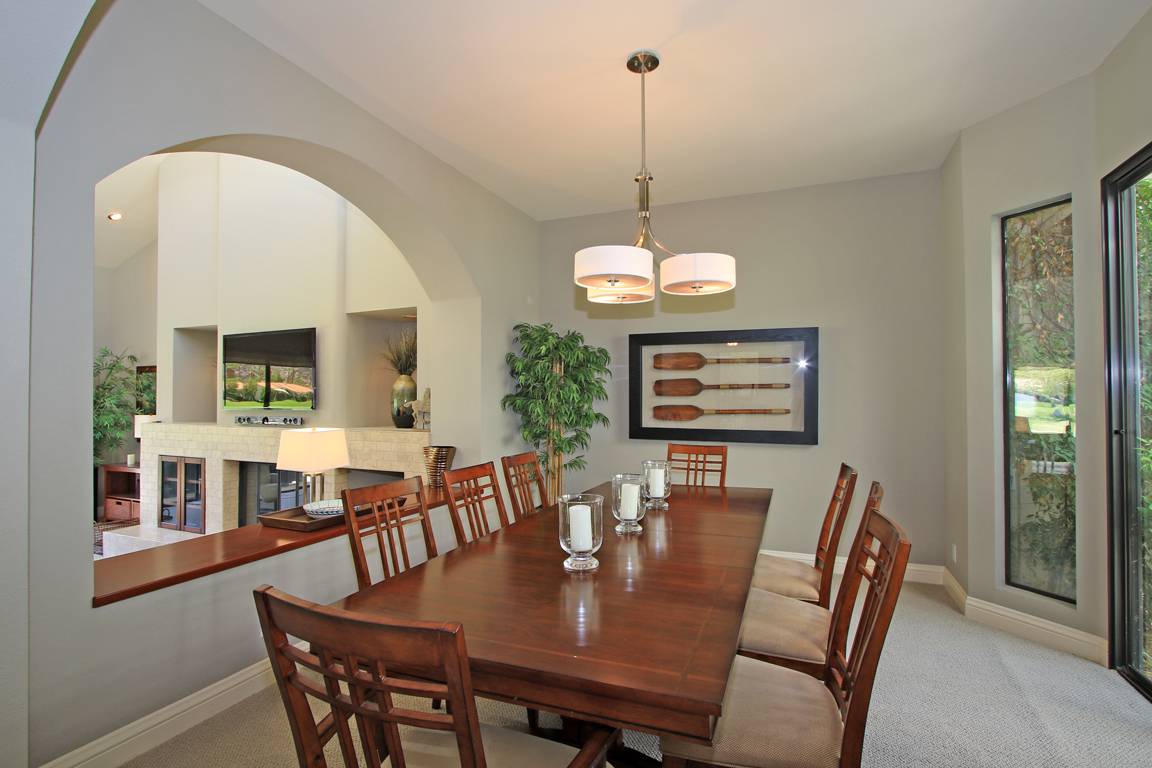 Formal dining area