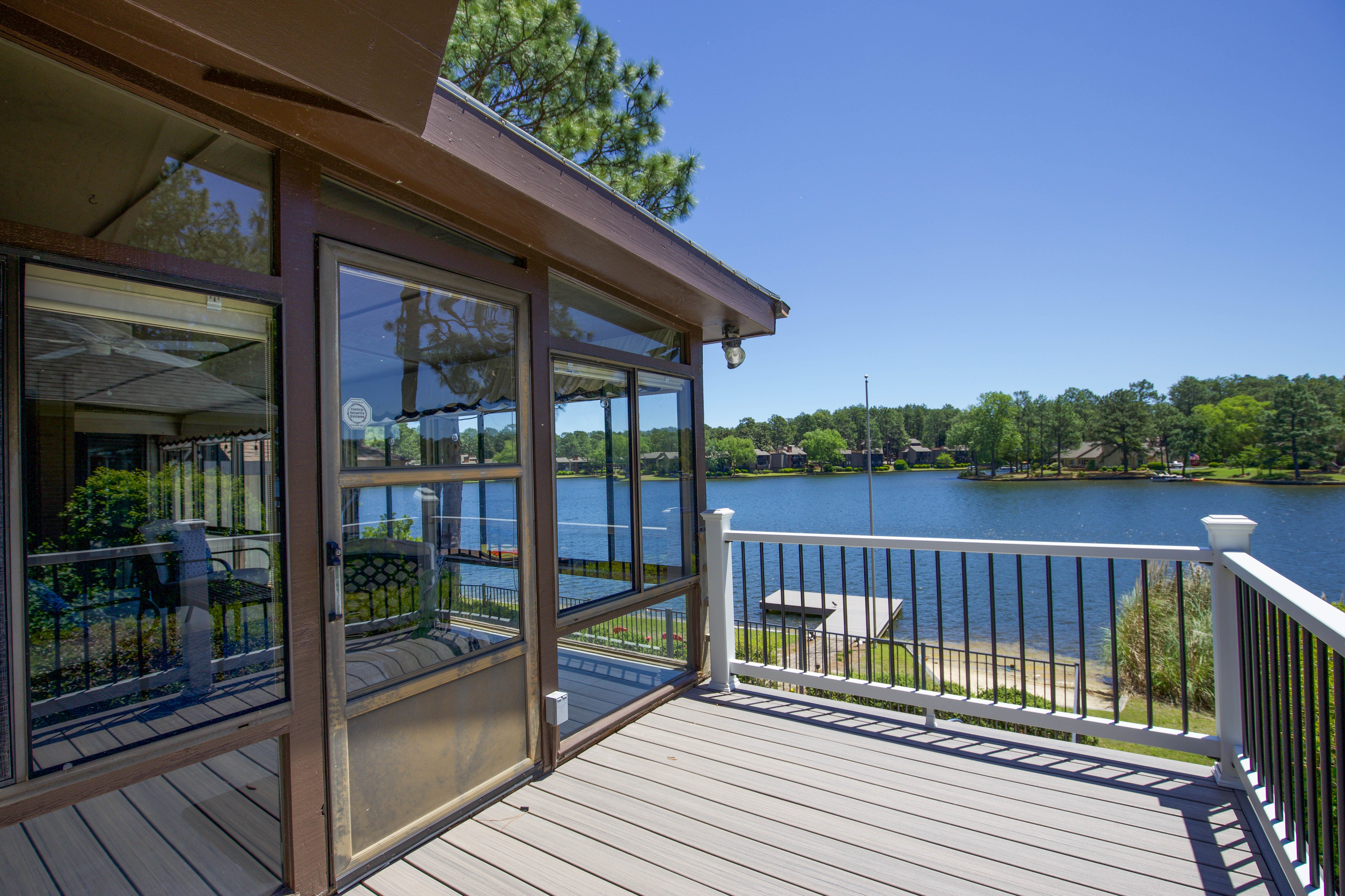 Pinehurst Lake House Available for 2024 Open Sandhills Vacation Rentals