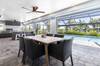 Outdoor dining area
