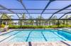 Pool overlooking lake