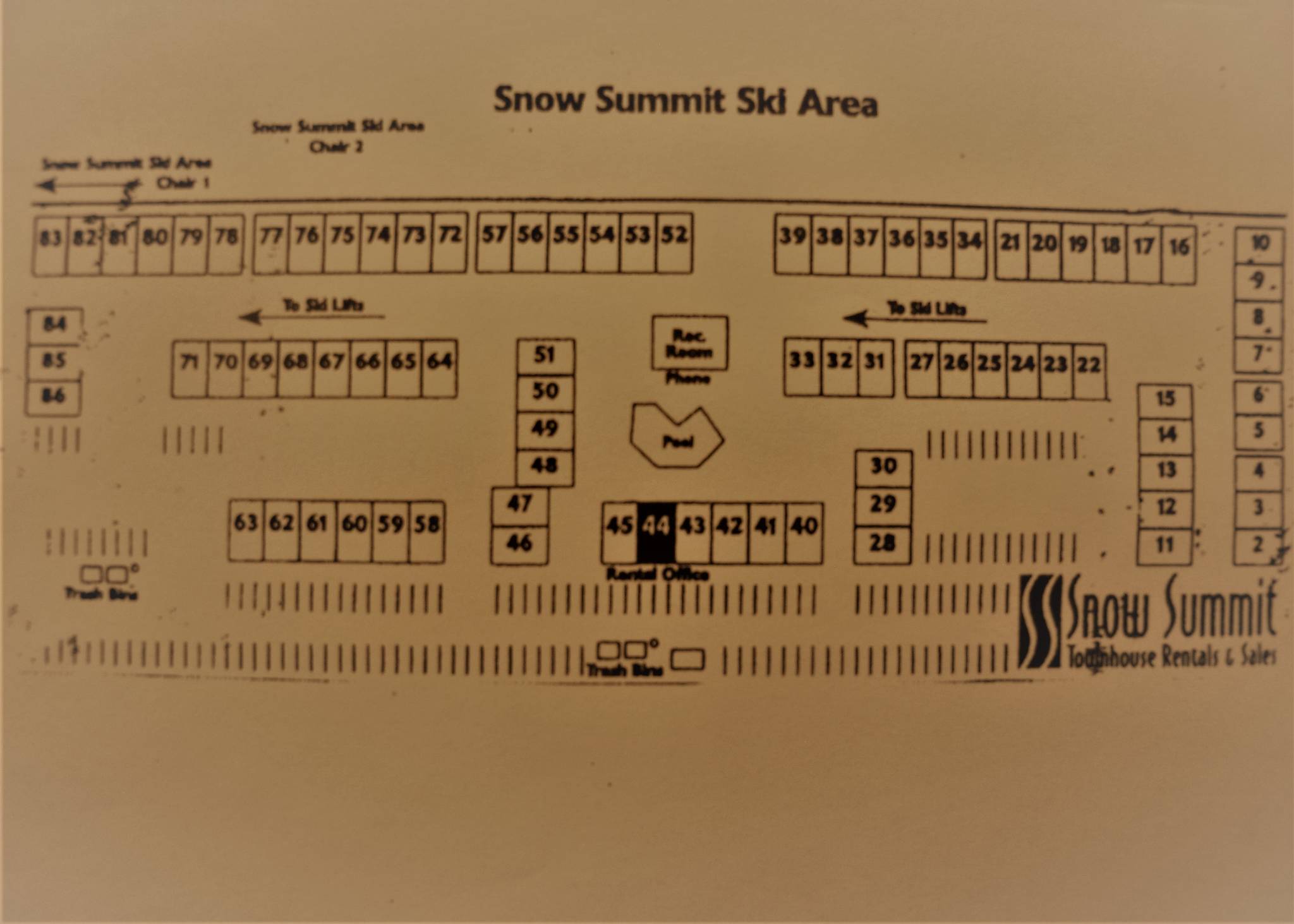 Snow Summit Townhouse Unit 57 Snow Summit Escape