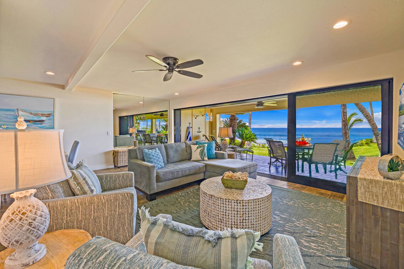 living room view