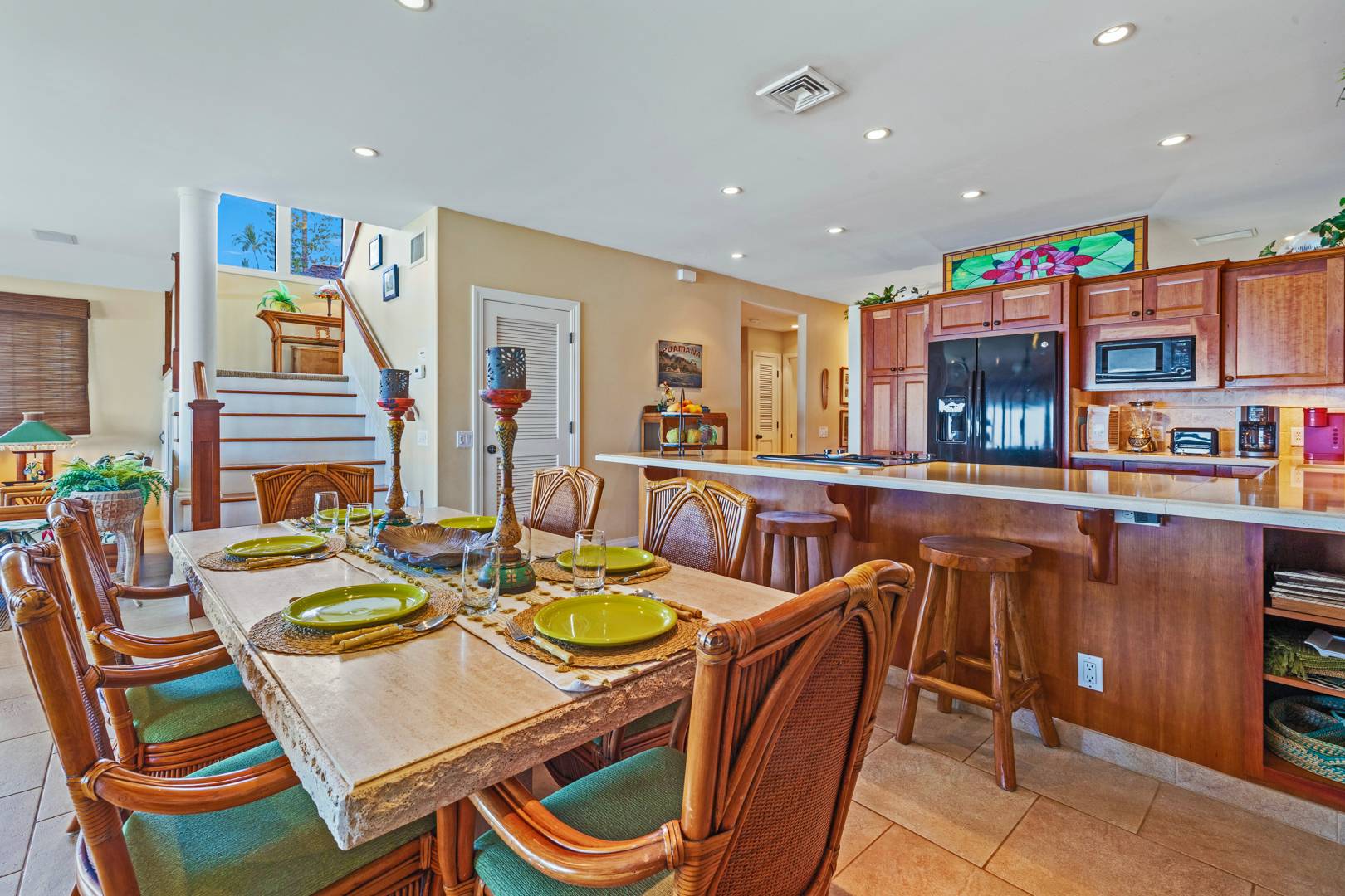 dining & kitchen area view