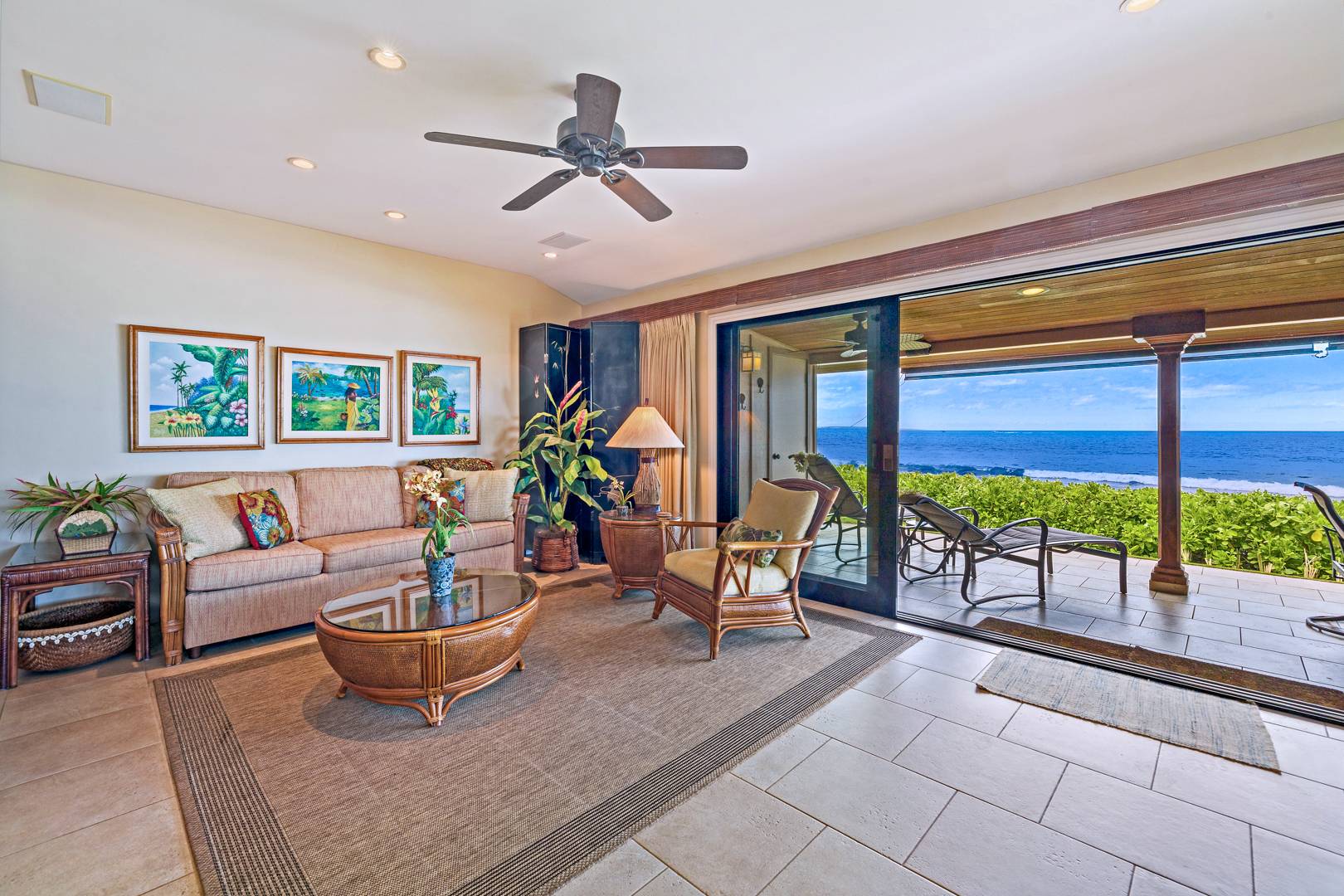 living room on left side