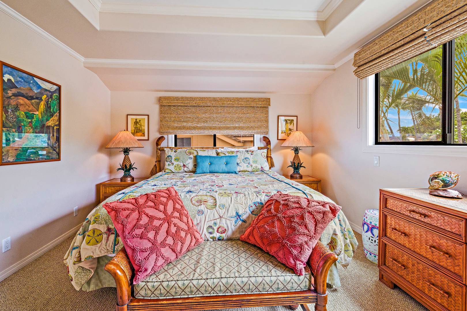 upstairs king bedroom view