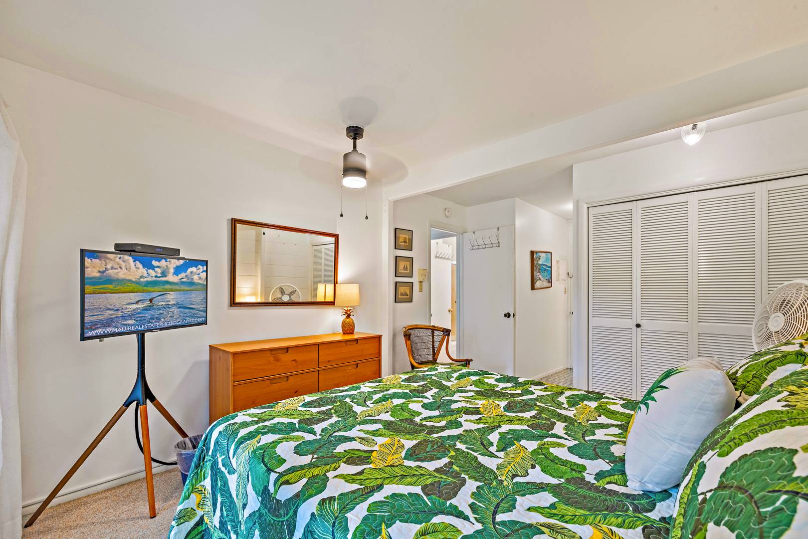 downstairs bedroom view