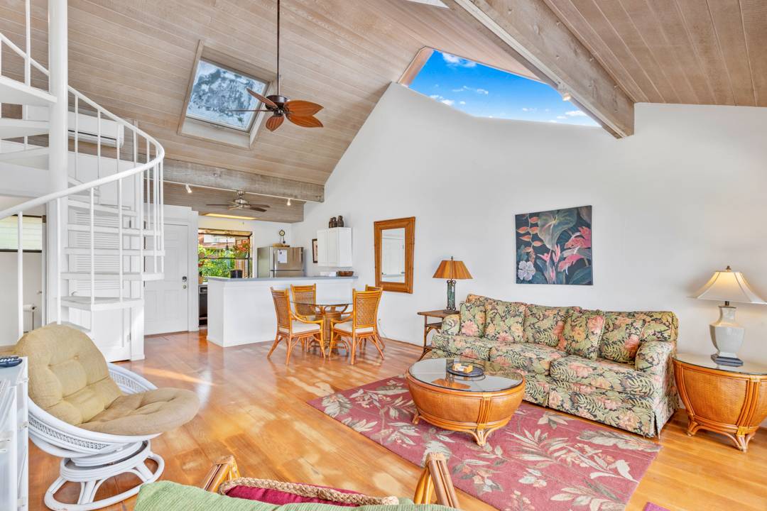 view living room and kitchen
