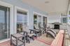 Seating on Balcony and Gas Grill