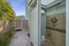 Private tiled outdoor shower