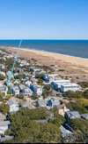 Ariel view to the beach