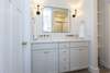 Jack and Jill bathroom between bedrooms 2 and 3
