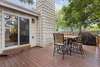 Spacious back deck