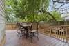 Spacious back deck