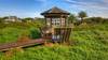 Gazebo on the private boardwalk