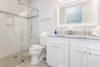 Fully Renovated Bathrooms And New Marble Countertops
First Floor Bath To King Bedroom street side left