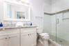 Fully Renovated Bathrooms And New Marble Countertops
First Floor Bath To King Bedroom street side right