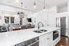 Modern Kitchen with stainless steel appliances