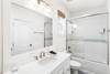 Second floor Guest Bathroom accessible from the King Guest Bedroom and the hallway landing at the top of the stairs.