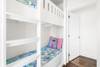 Third floor Bunk Room with 3 custom size beds for the little ones