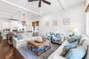 Don't miss out on family time while preparing dinner in this spacious, open floor plan