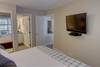Master bedroom with cable TV