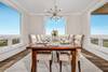 Dining room table with ocean views