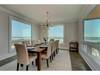 Dining room table with ocean views