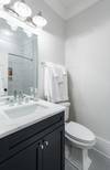 Bunkbed bathroom on first floor