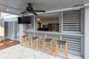 Outside bar and TV