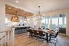 Open kitchen and dining room