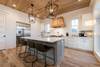 Kitchen island with bar seats